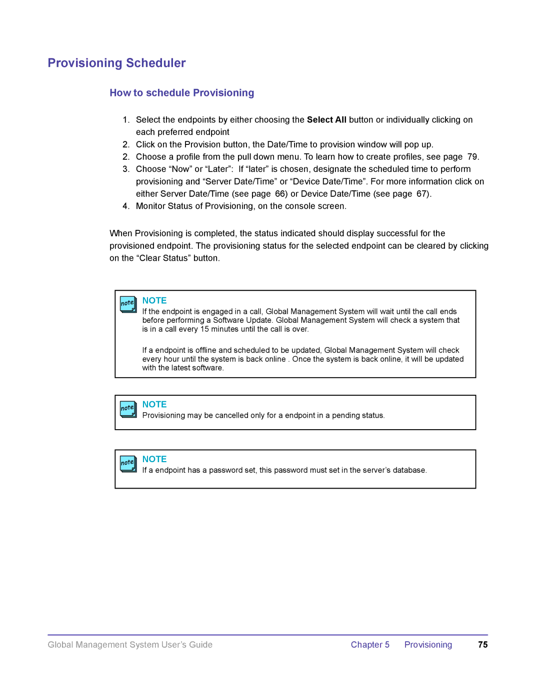 Polycom DOC2091A manual Provisioning Scheduler, How to schedule Provisioning 