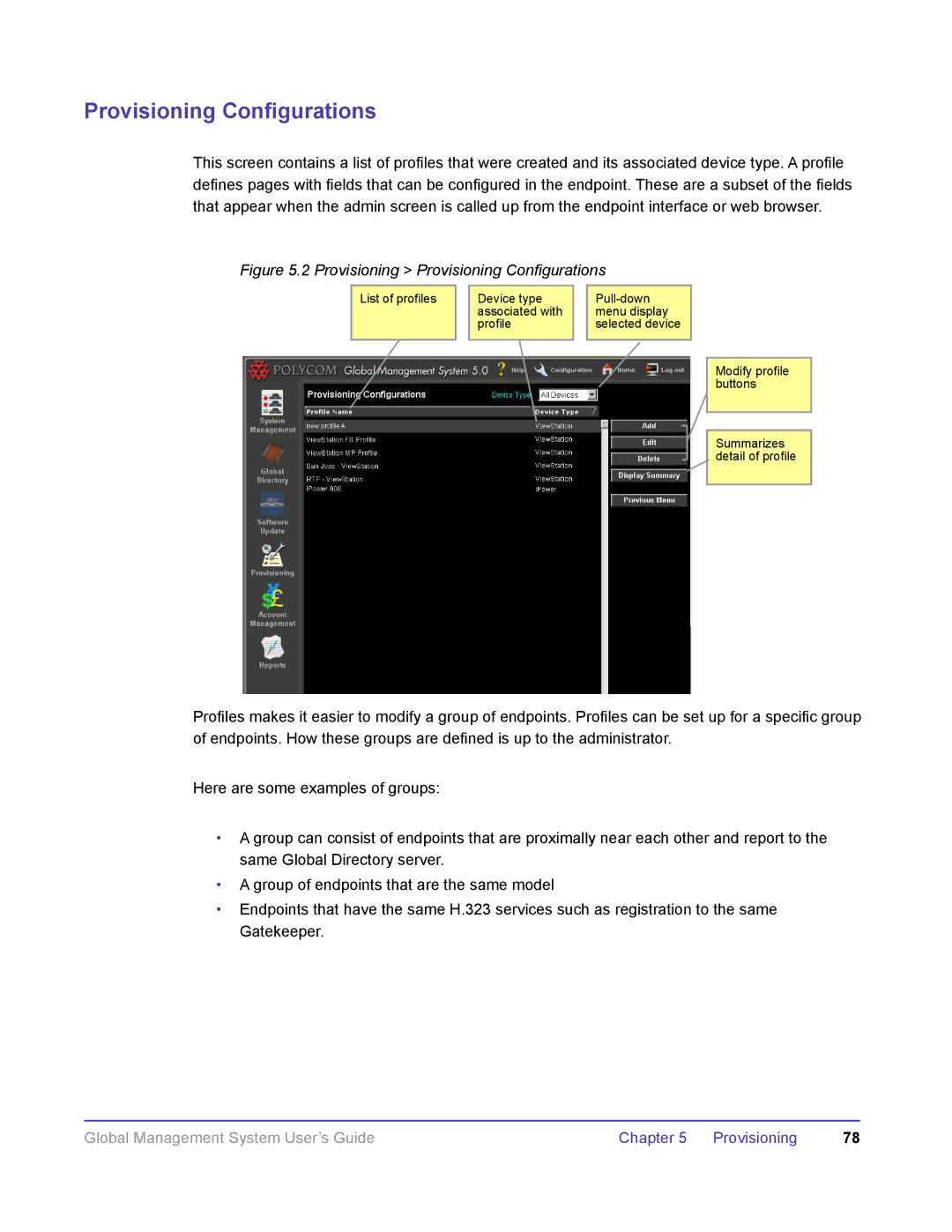 Polycom DOC2091A manual Provisioning Provisioning Configurations 