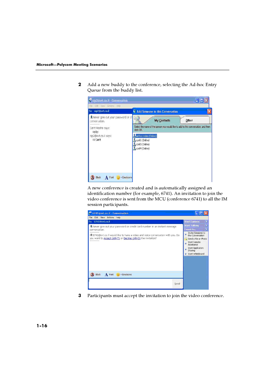 Polycom DOC2223A manual Microsoft-Polycom Meeting Scenarios 