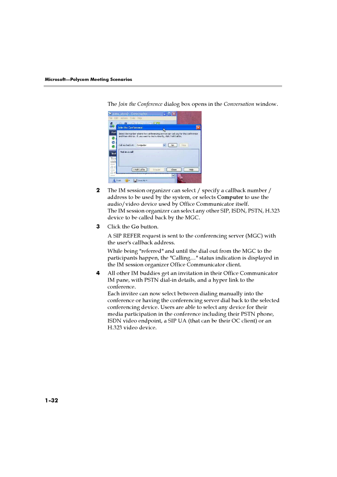 Polycom DOC2223A manual Microsoft-Polycom Meeting Scenarios 