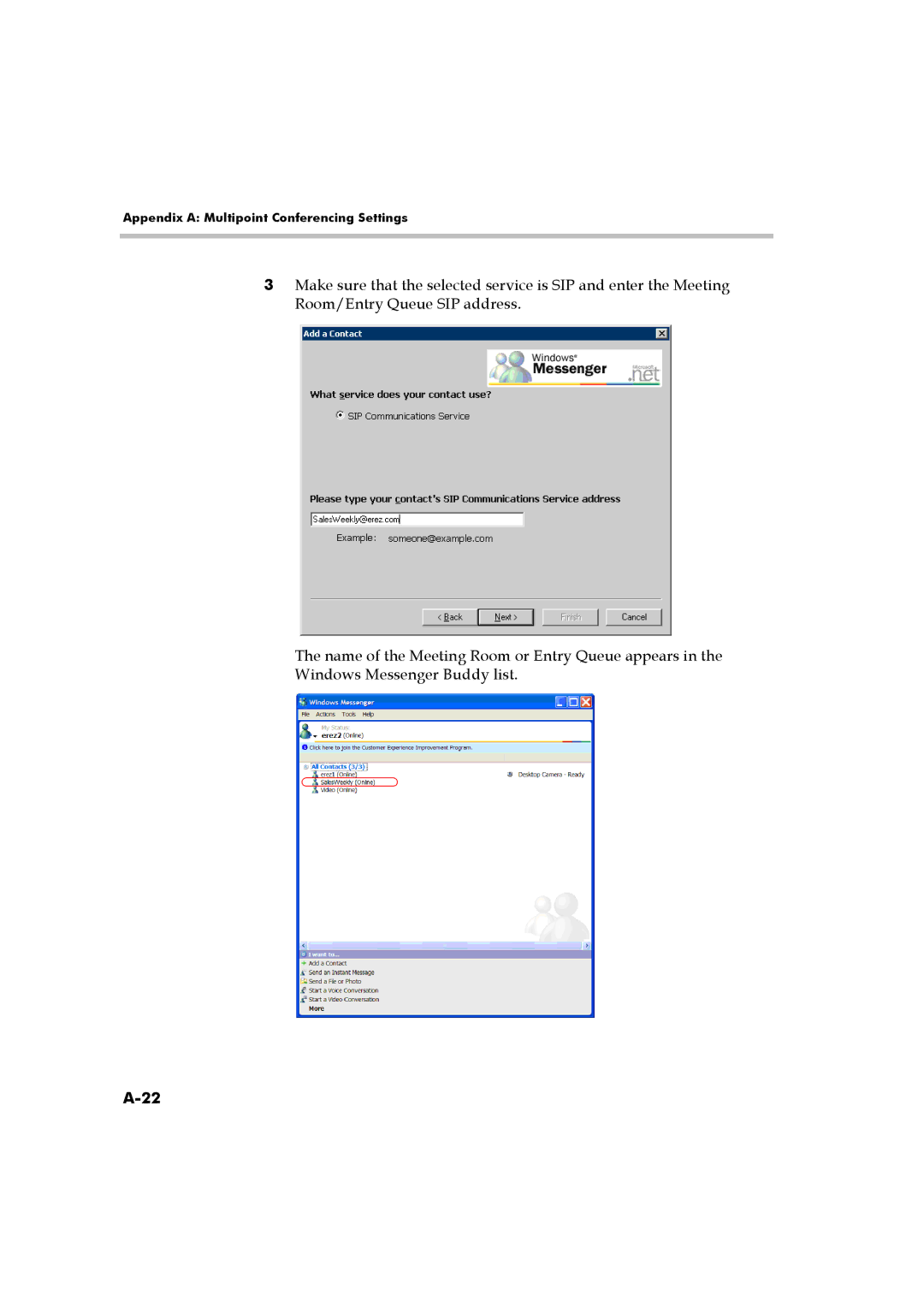 Polycom DOC2223A manual Appendix a Multipoint Conferencing Settings 