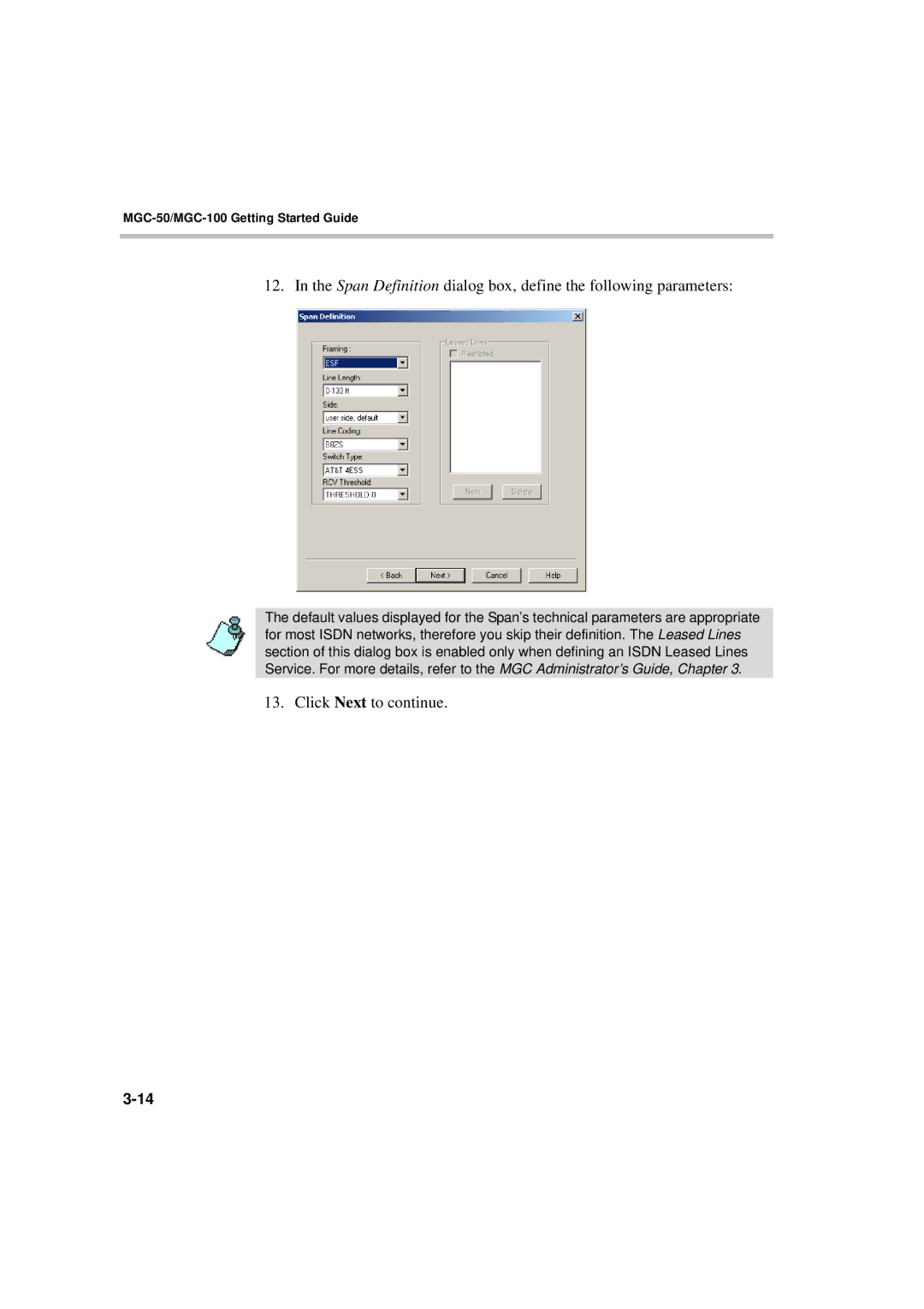 Polycom DOC2230A manual Click Next to continue 