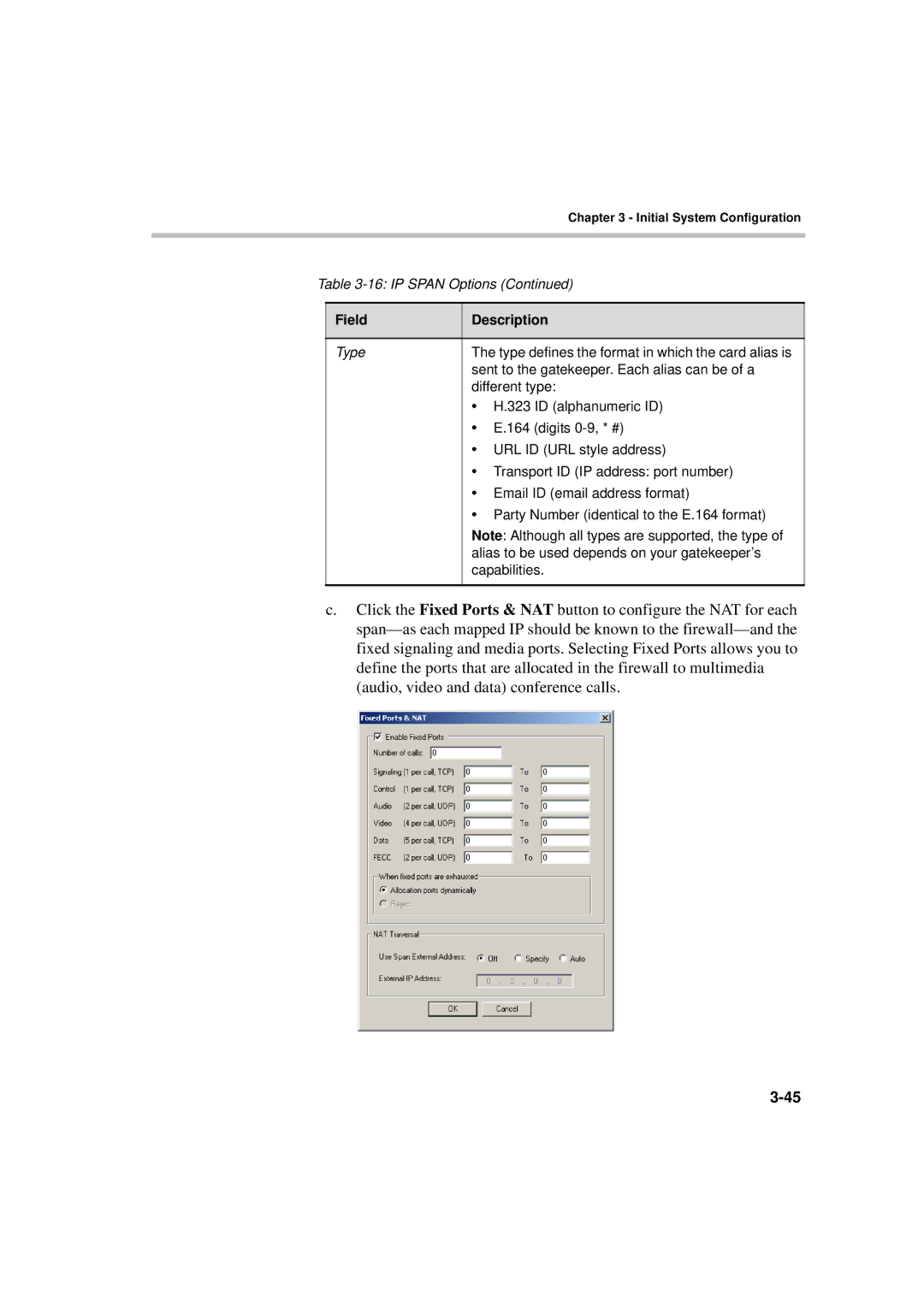 Polycom DOC2230A manual Field Description 