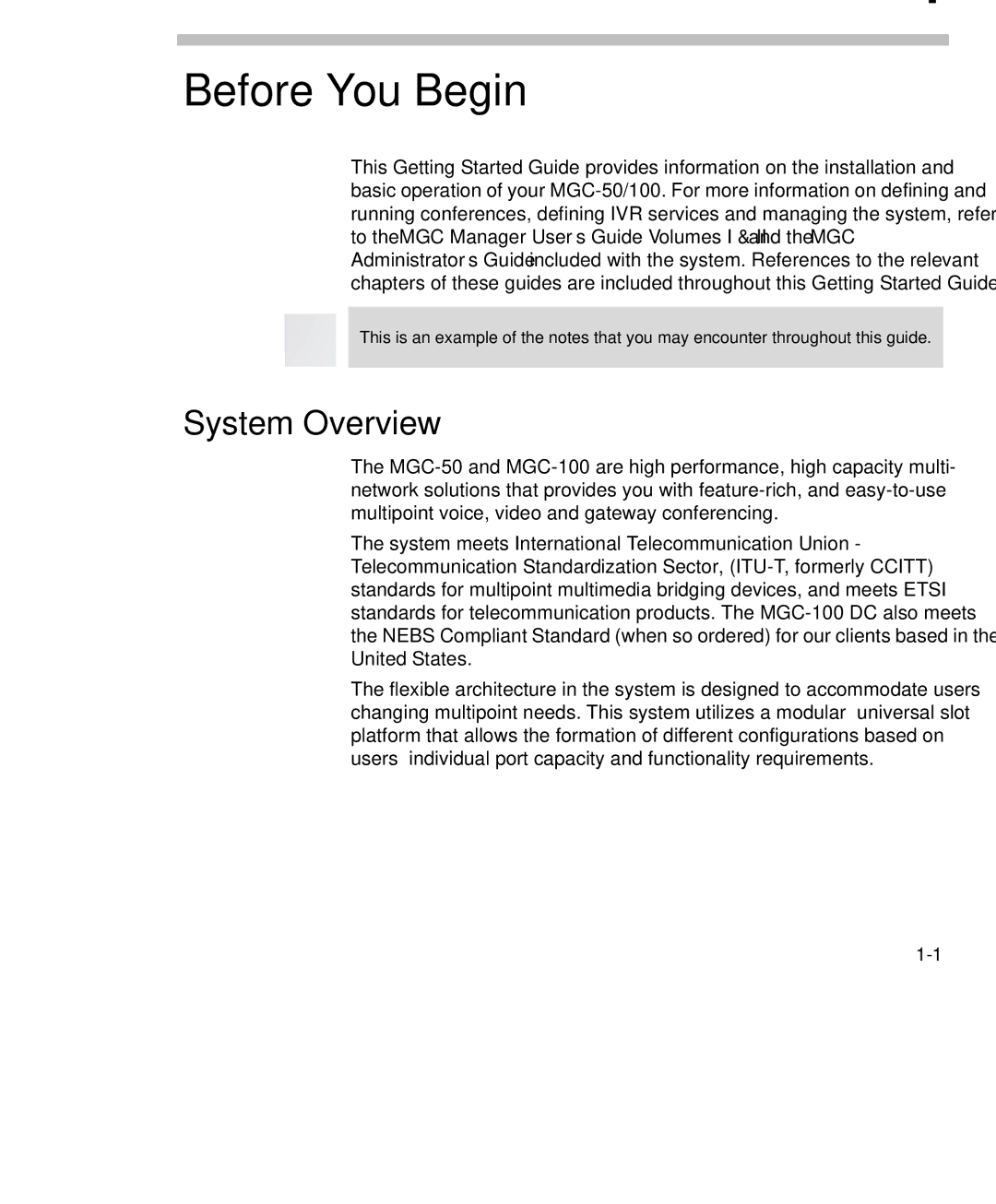 Polycom DOC2230A manual Before You Begin, System Overview 