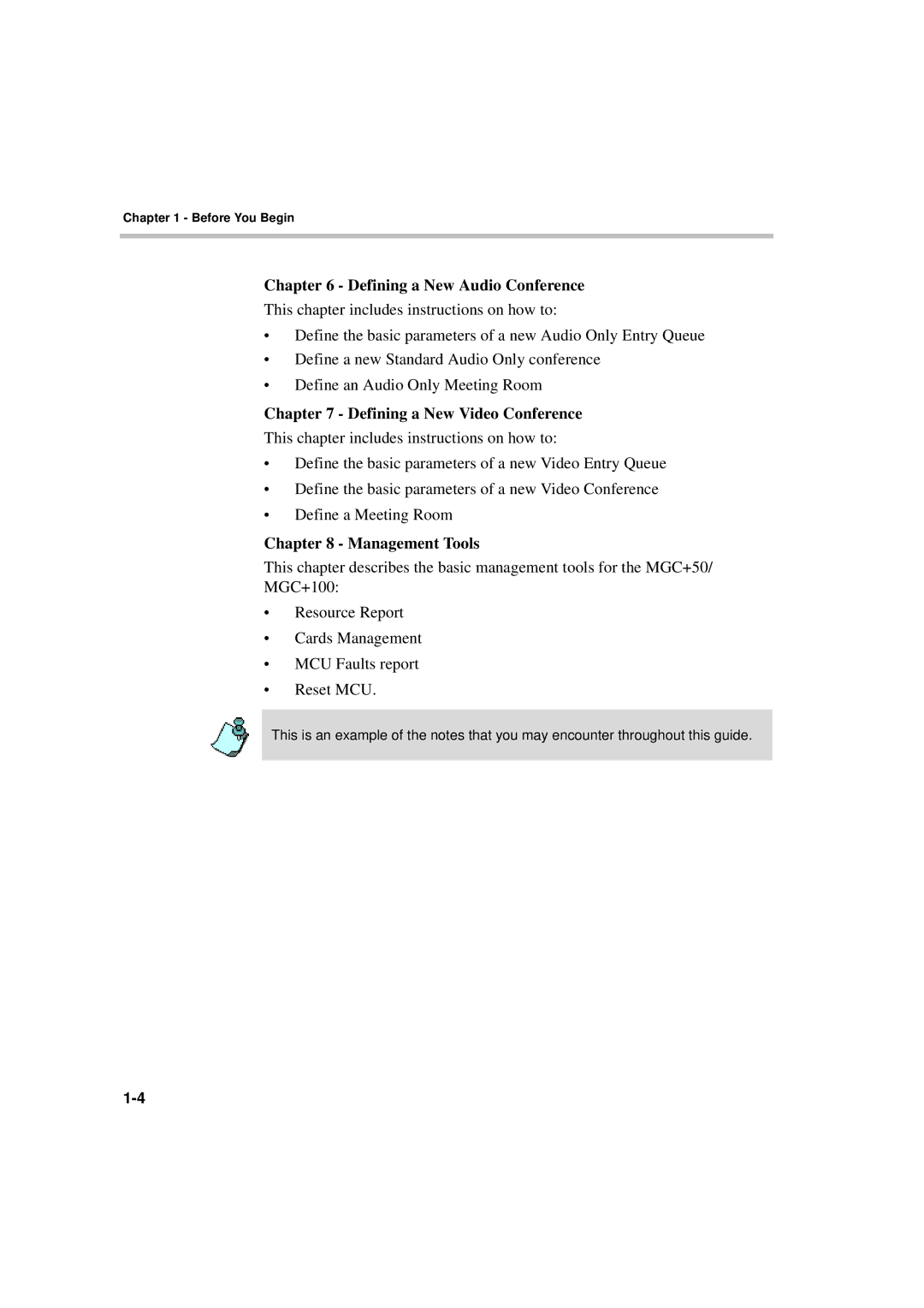 Polycom DOC2231A manual Defining a New Audio Conference, Defining a New Video Conference, Management Tools 