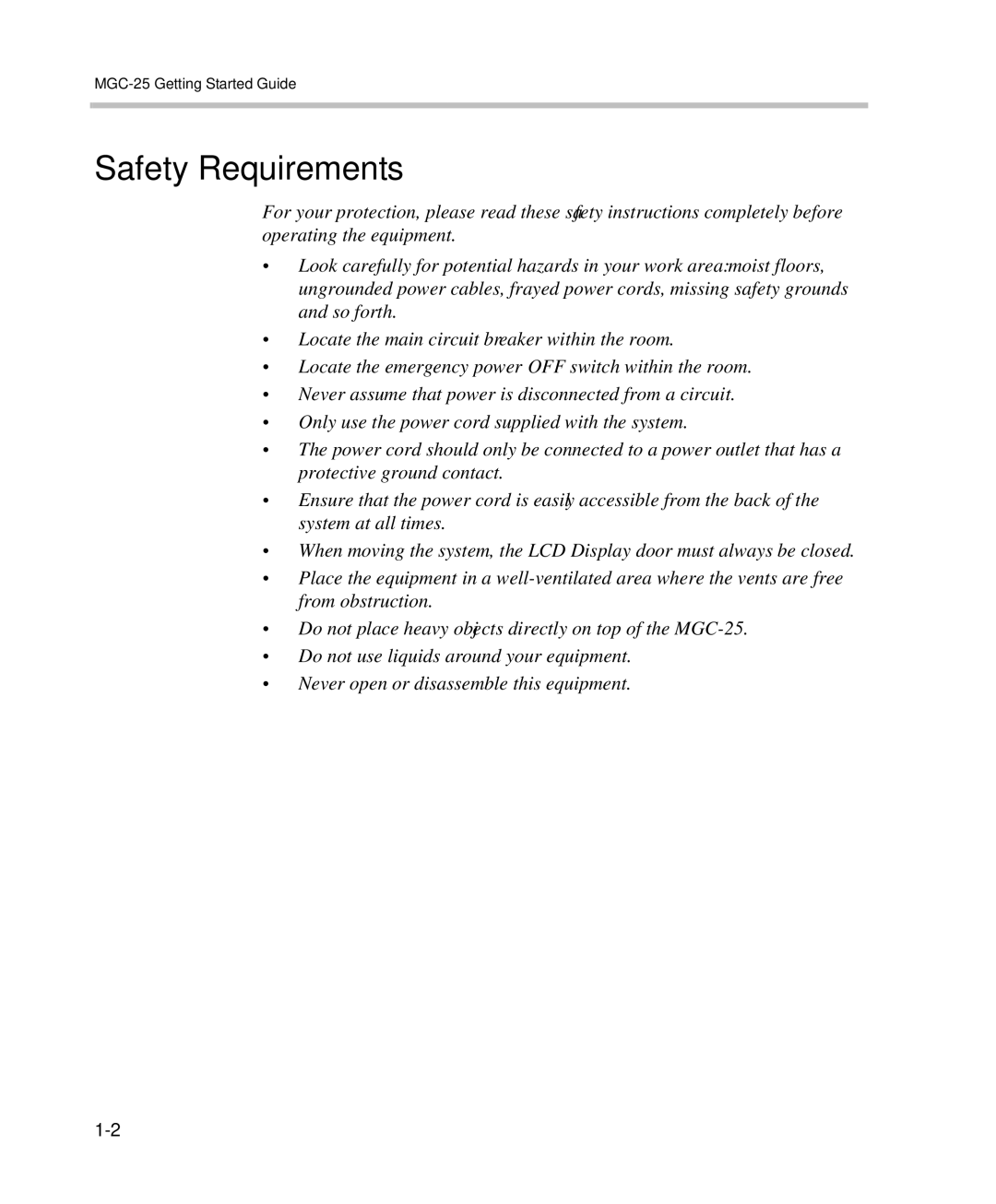 Polycom DOC2232A manual Safety Requirements 