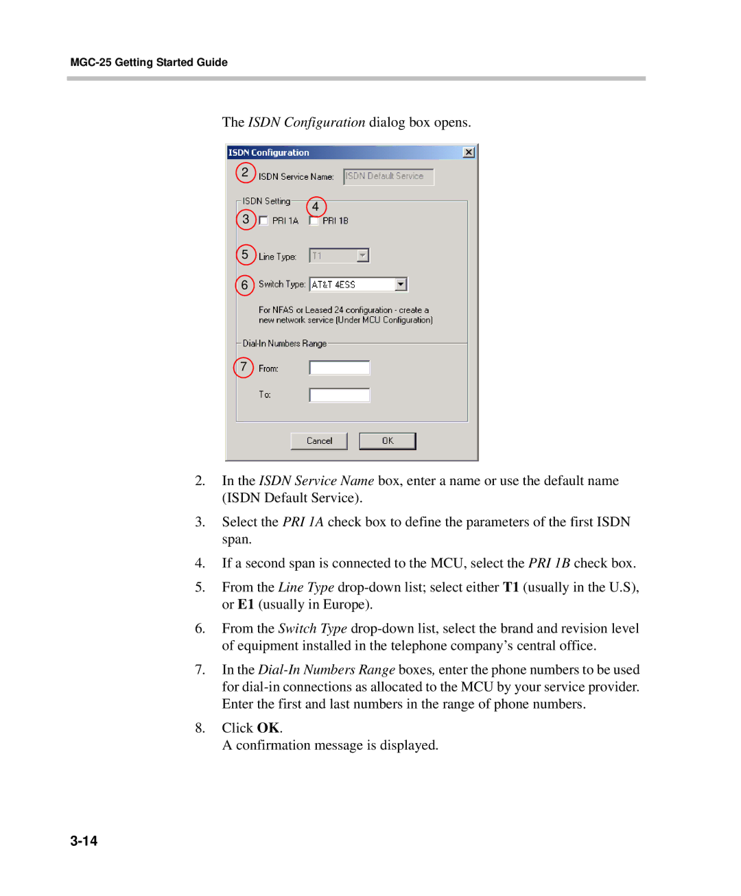 Polycom DOC2232A manual Click OK Confirmation message is displayed 