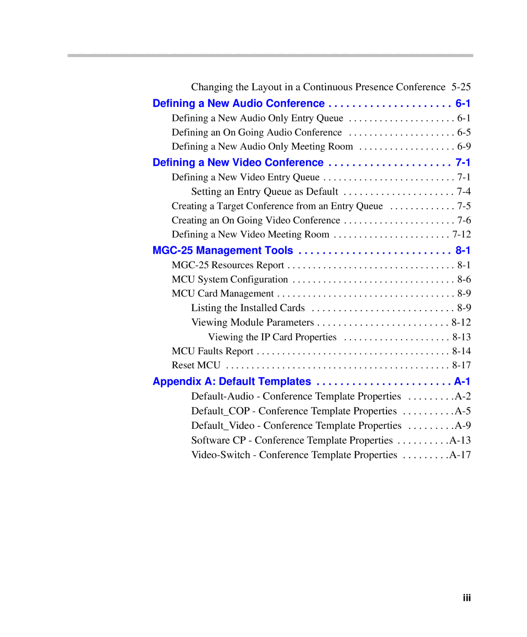 Polycom DOC2232A manual Defining a New Audio Conference 