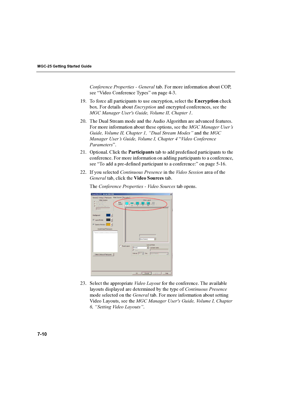 Polycom DOC2232A manual MGC-25 Getting Started Guide 