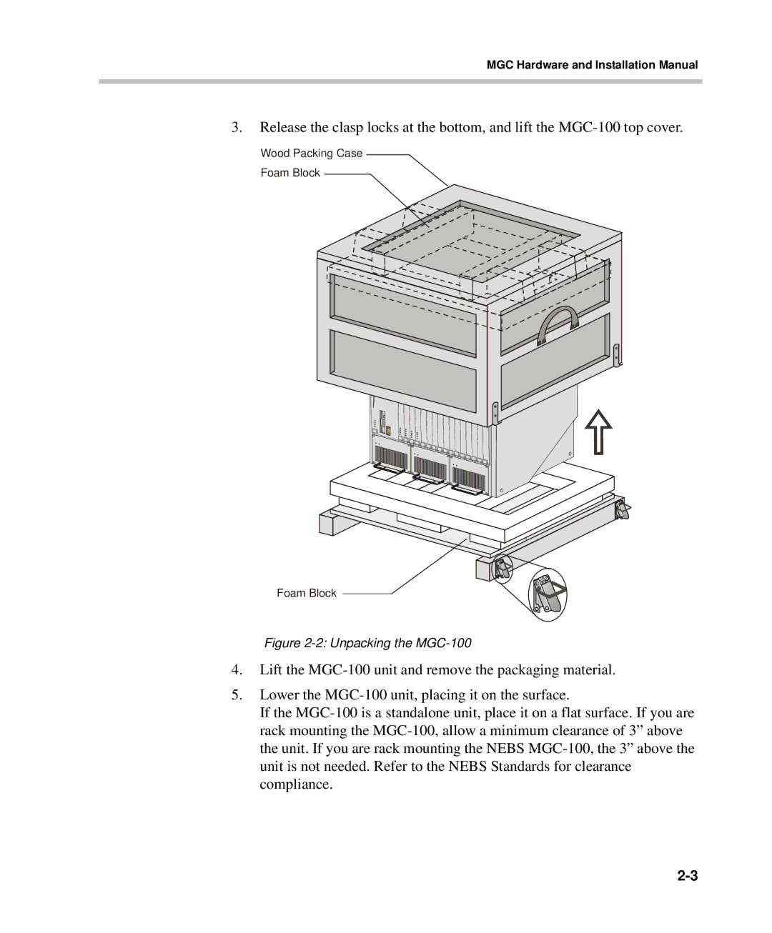 Polycom DOC2237A manual Unpacking the MGC-100 