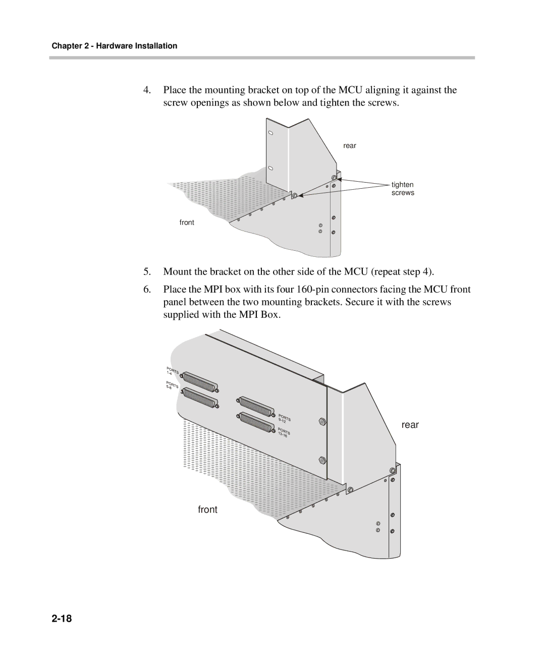 Polycom DOC2237A manual Rear Front 