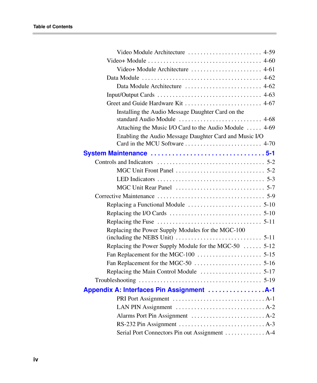 Polycom DOC2237A manual System Maintenance 