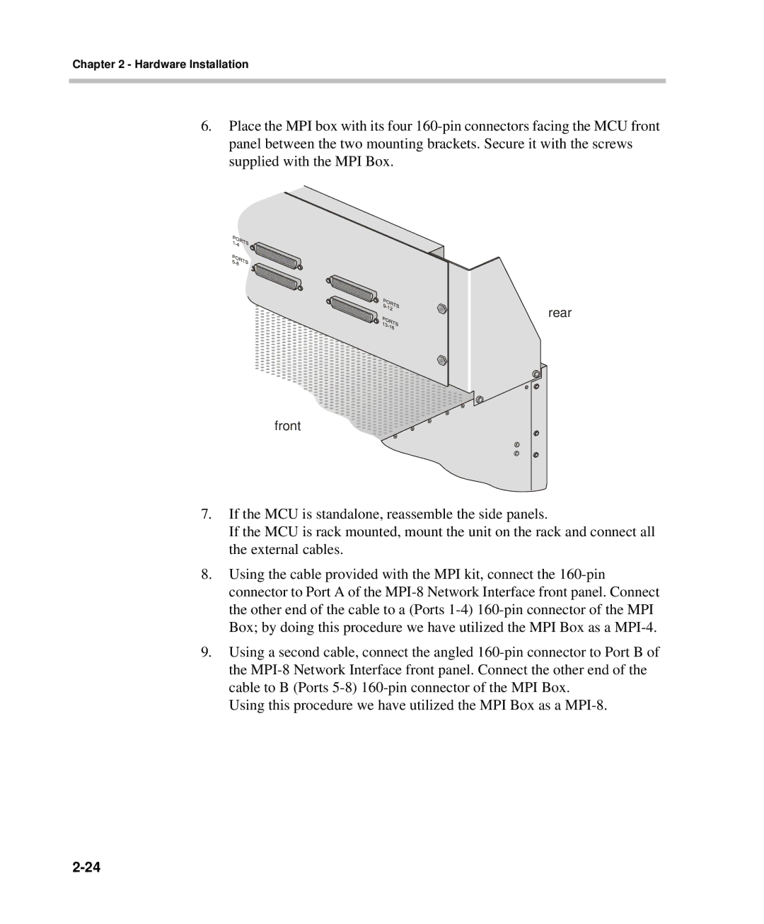 Polycom DOC2238A manual Rear Front 