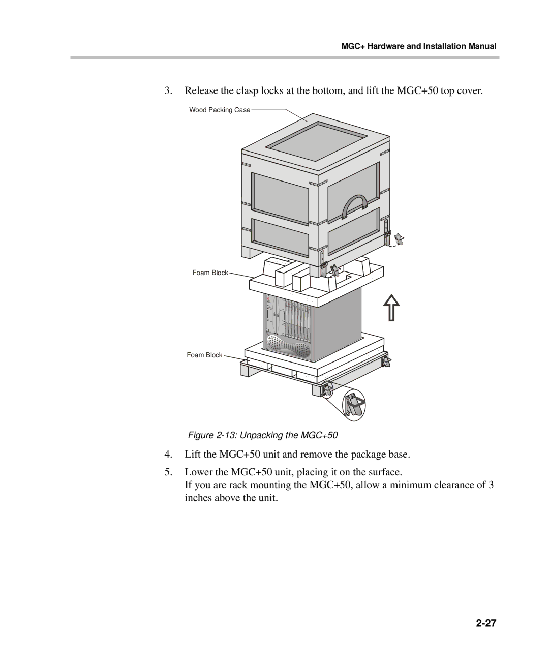 Polycom DOC2238A manual Unpacking the MGC+50 