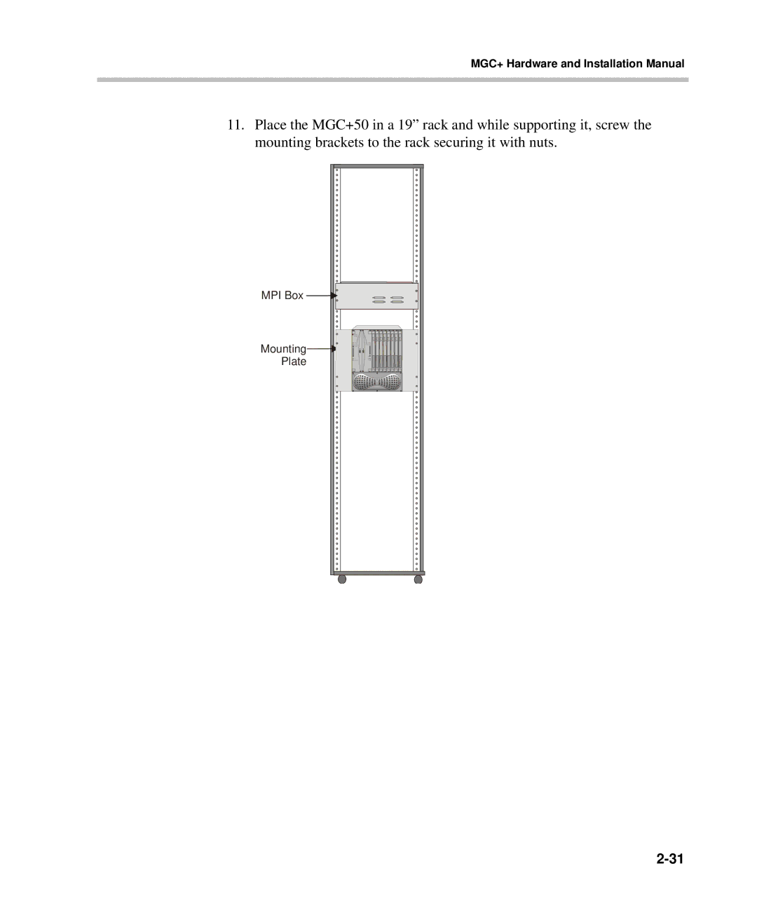 Polycom DOC2238A manual MPI Box 