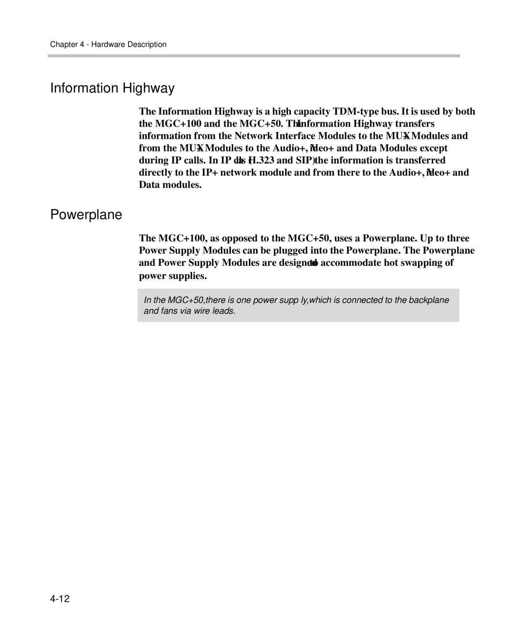 Polycom DOC2238A manual Information Highway, Powerplane 