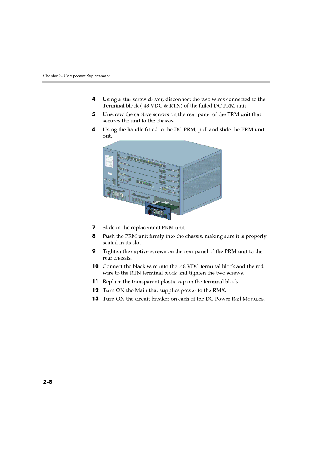 Polycom DOC2548A manual Component Replacement 