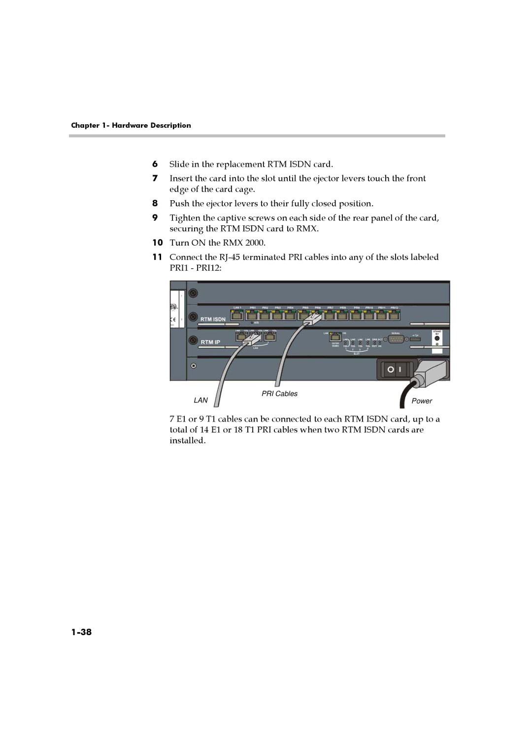 Polycom DOC2558A manual PRI Cables 