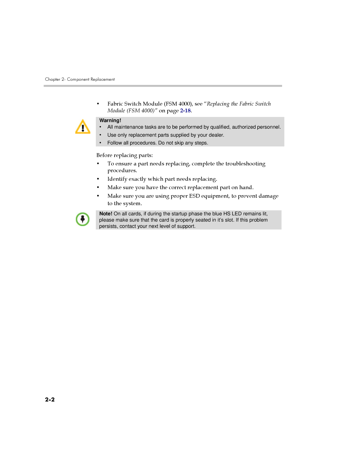 Polycom DOC2559A manual Component Replacement 