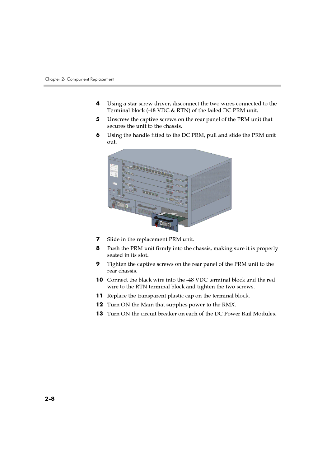 Polycom DOC2559B manual Component Replacement 