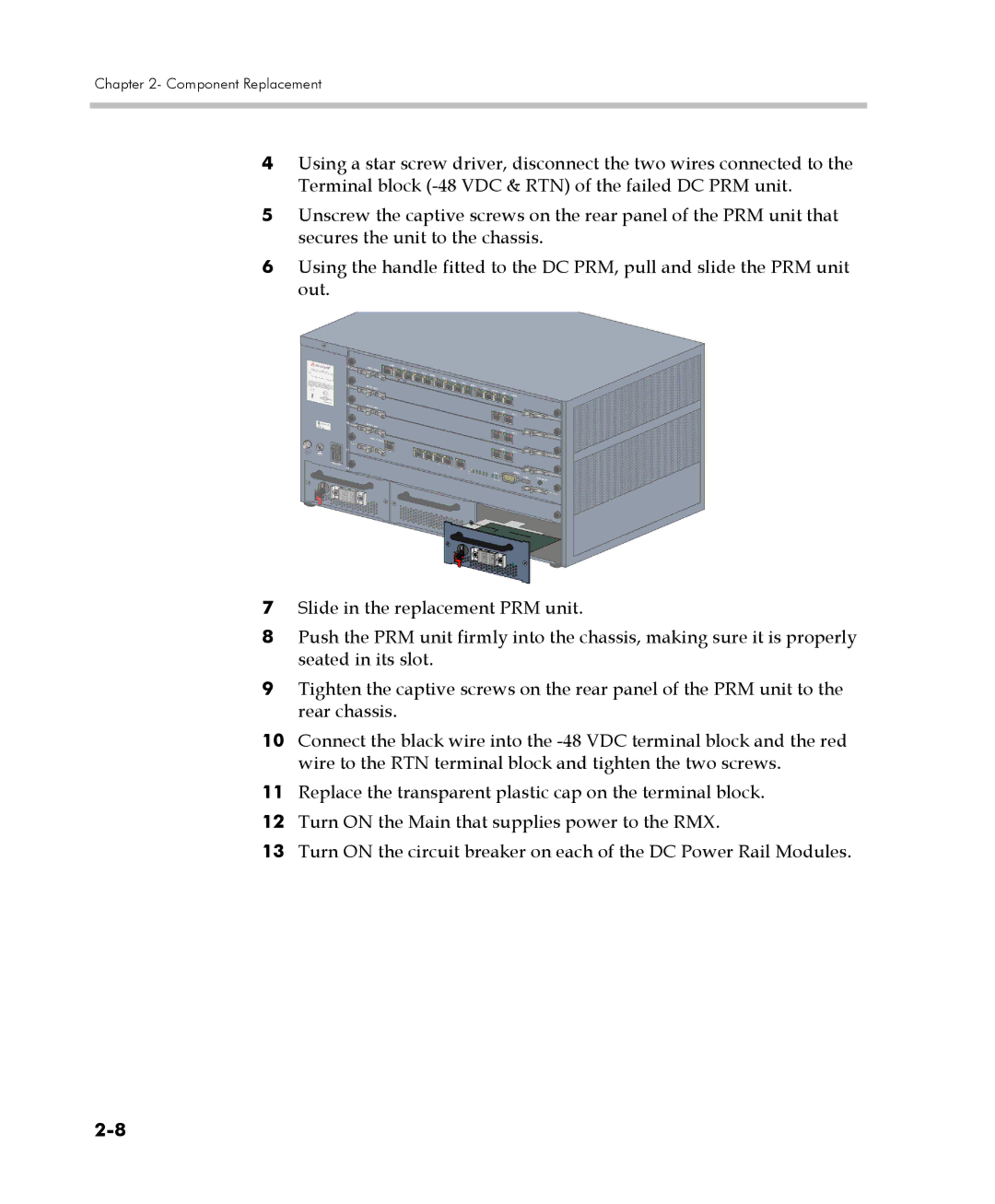 Polycom DOC2559C manual Component Replacement 