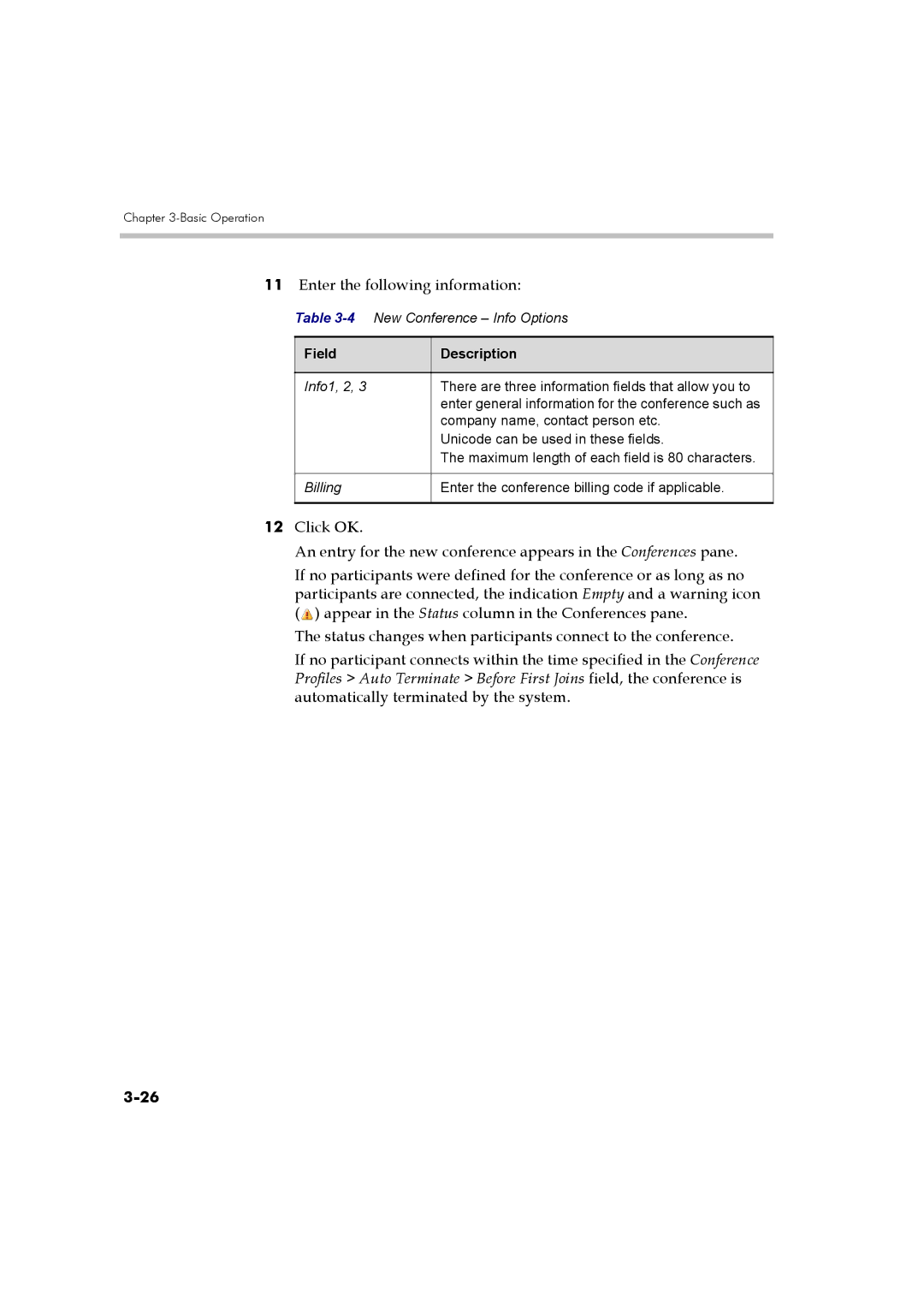 Polycom DOC2560B manual Enter the following information 