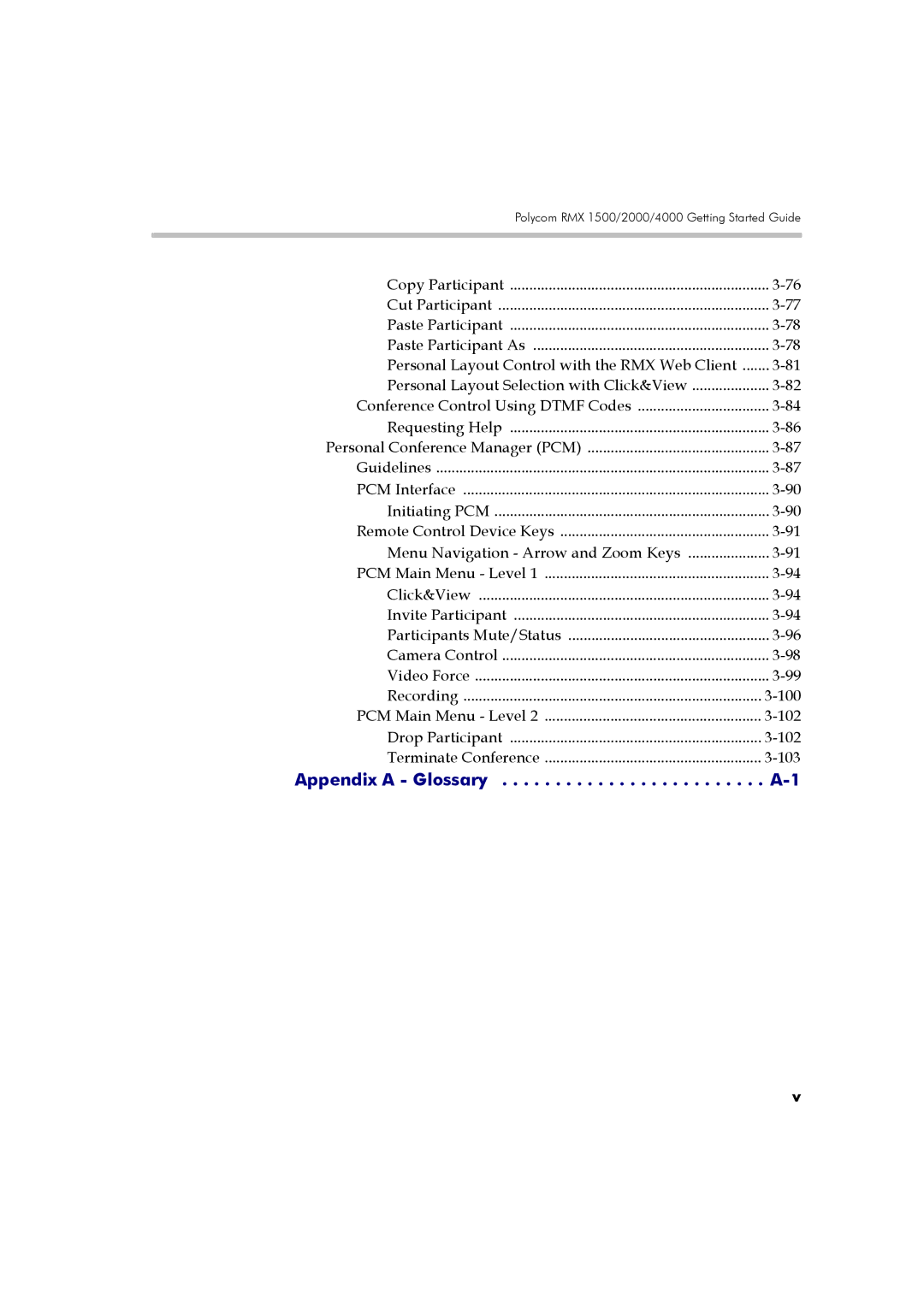 Polycom DOC2560B manual Terminate Conference 