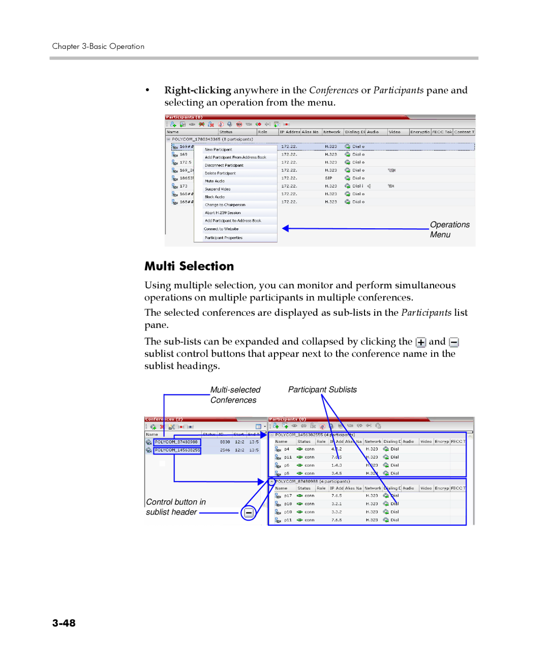 Polycom DOC2560C manual Multi Selection 