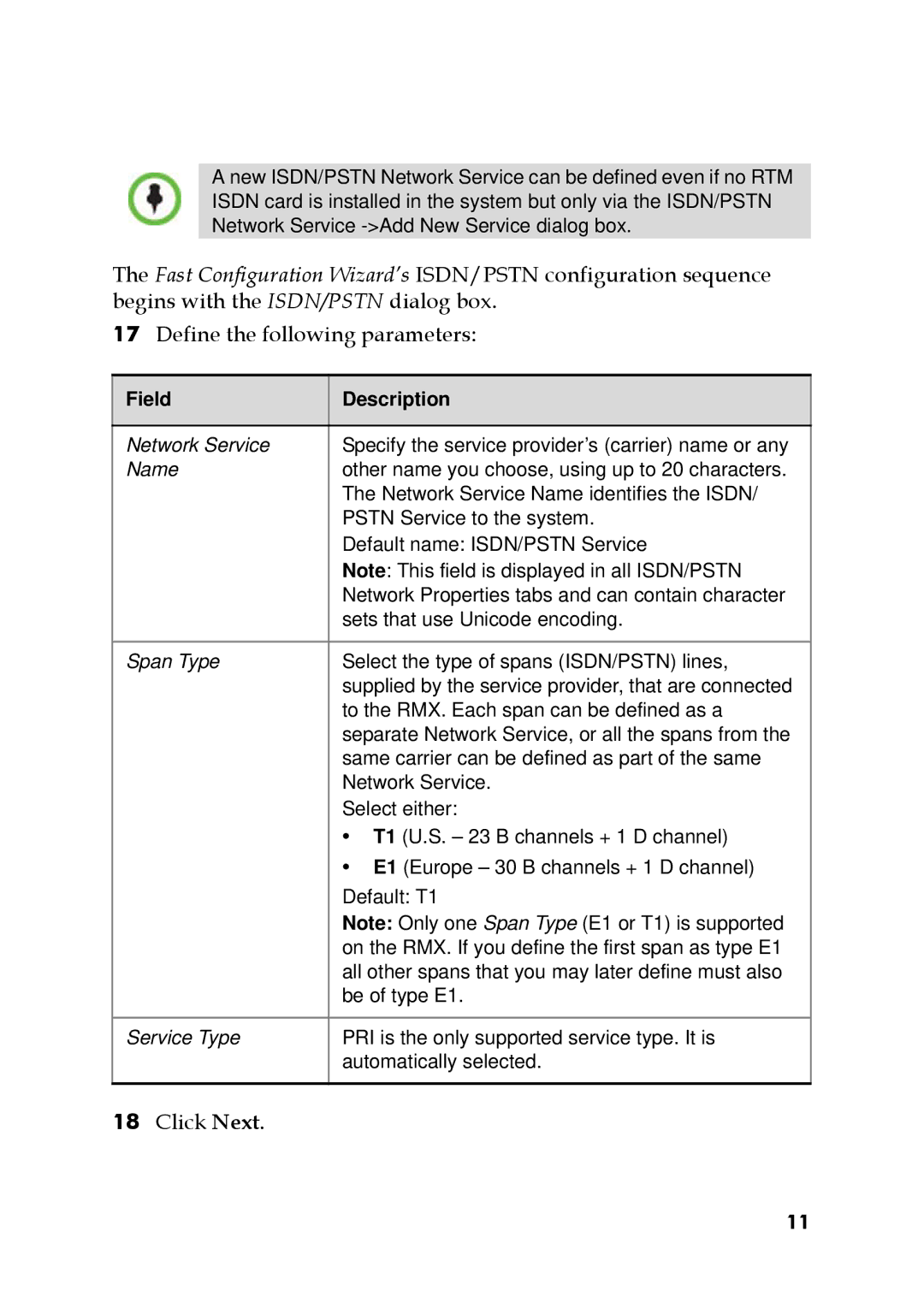 Polycom DOC2564A manual Click Next 