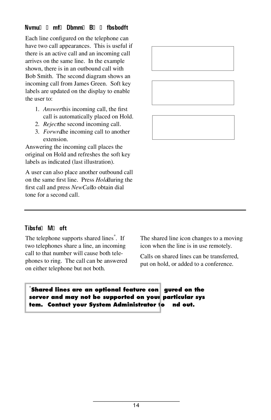 Polycom IP 300 SIP manual Multiple Call Appearances, Shared Lines 