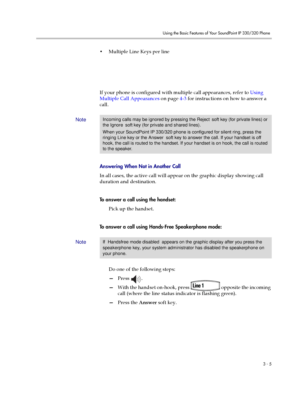 Polycom IP 330, IP 320 manual Duration and destination 