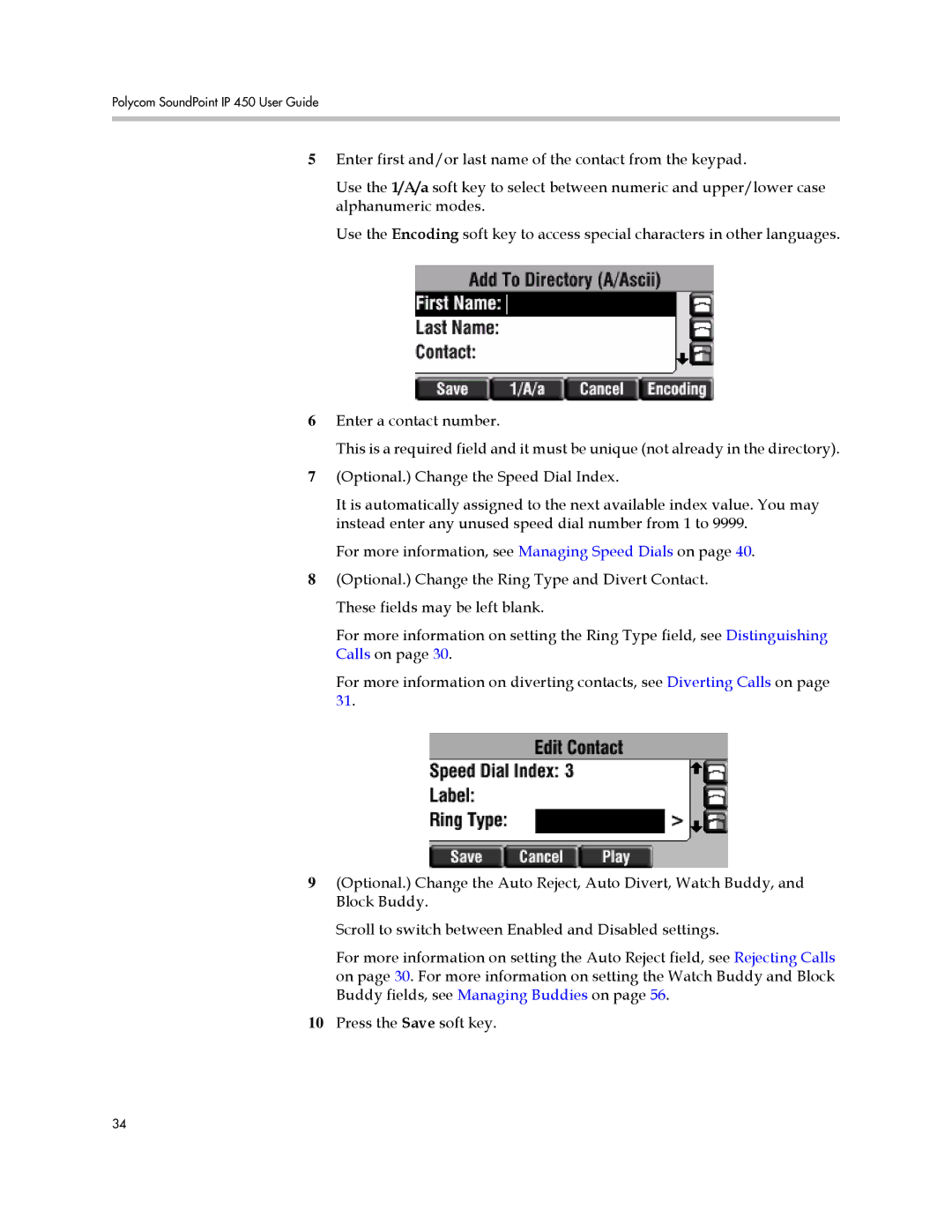 Polycom manual Polycom SoundPoint IP 450 User Guide 