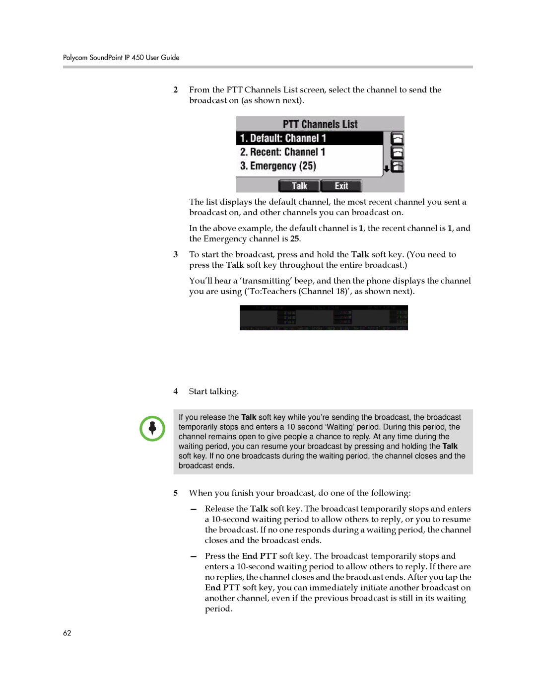 Polycom manual Polycom SoundPoint IP 450 User Guide 