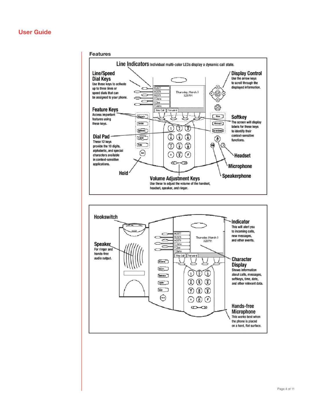 Polycom IP 600 SIP manual Features 