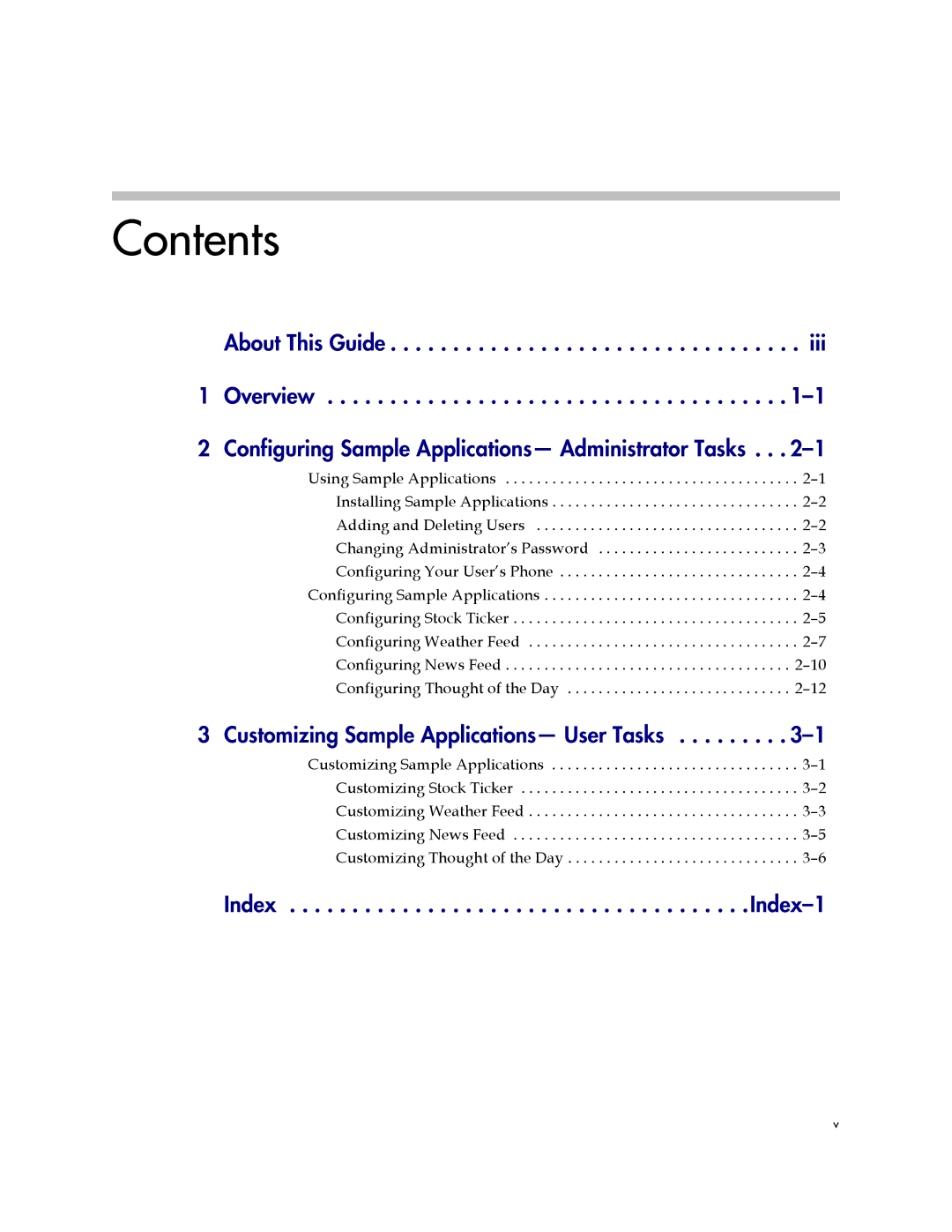 Polycom IP 600 manual Contents 