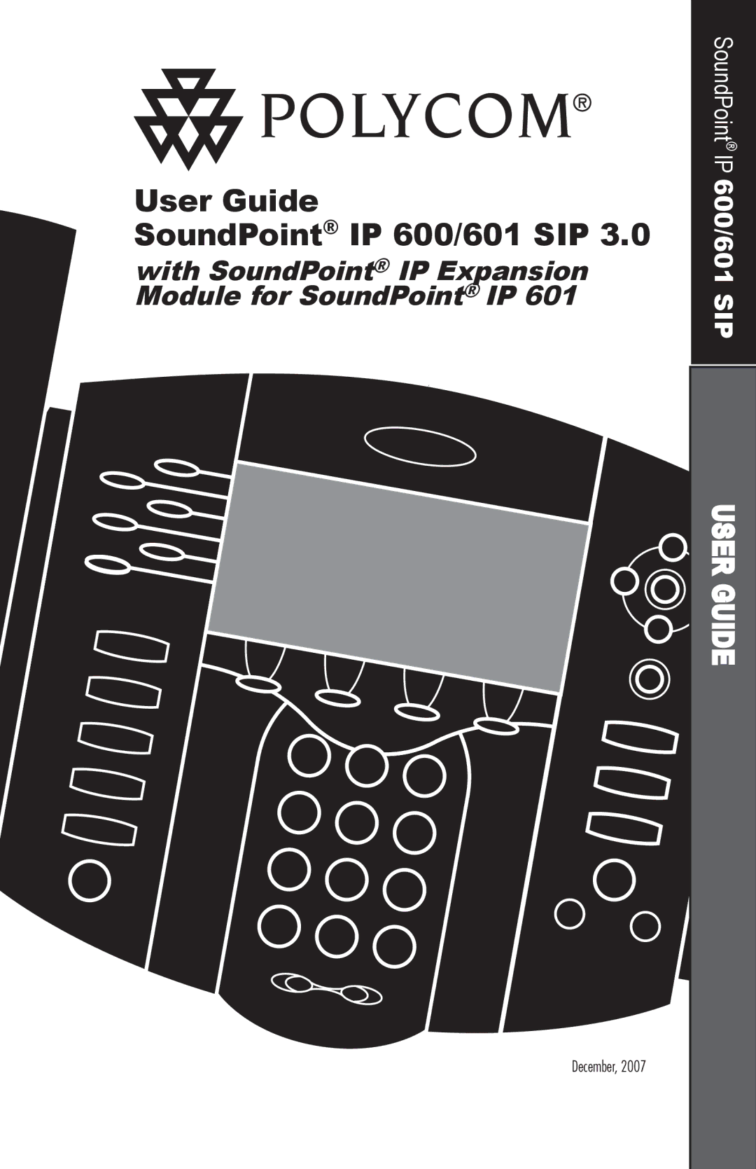 Polycom manual User Guide SoundPoint IP 600/601 SIP 