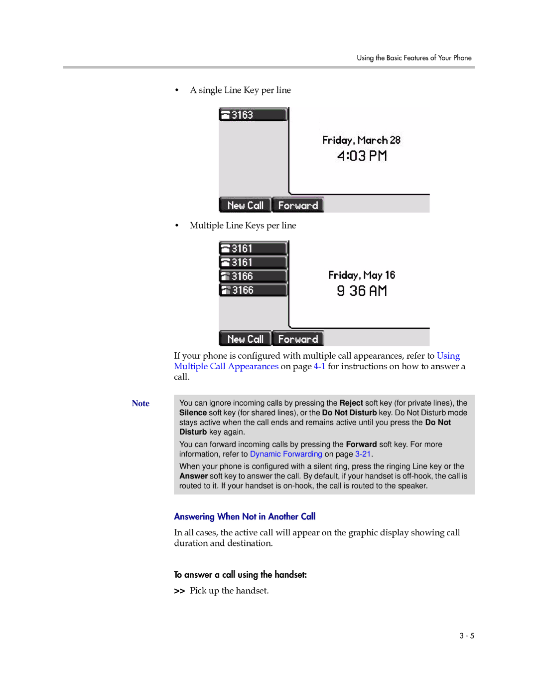 Polycom IP 670 manual Duration and destination 