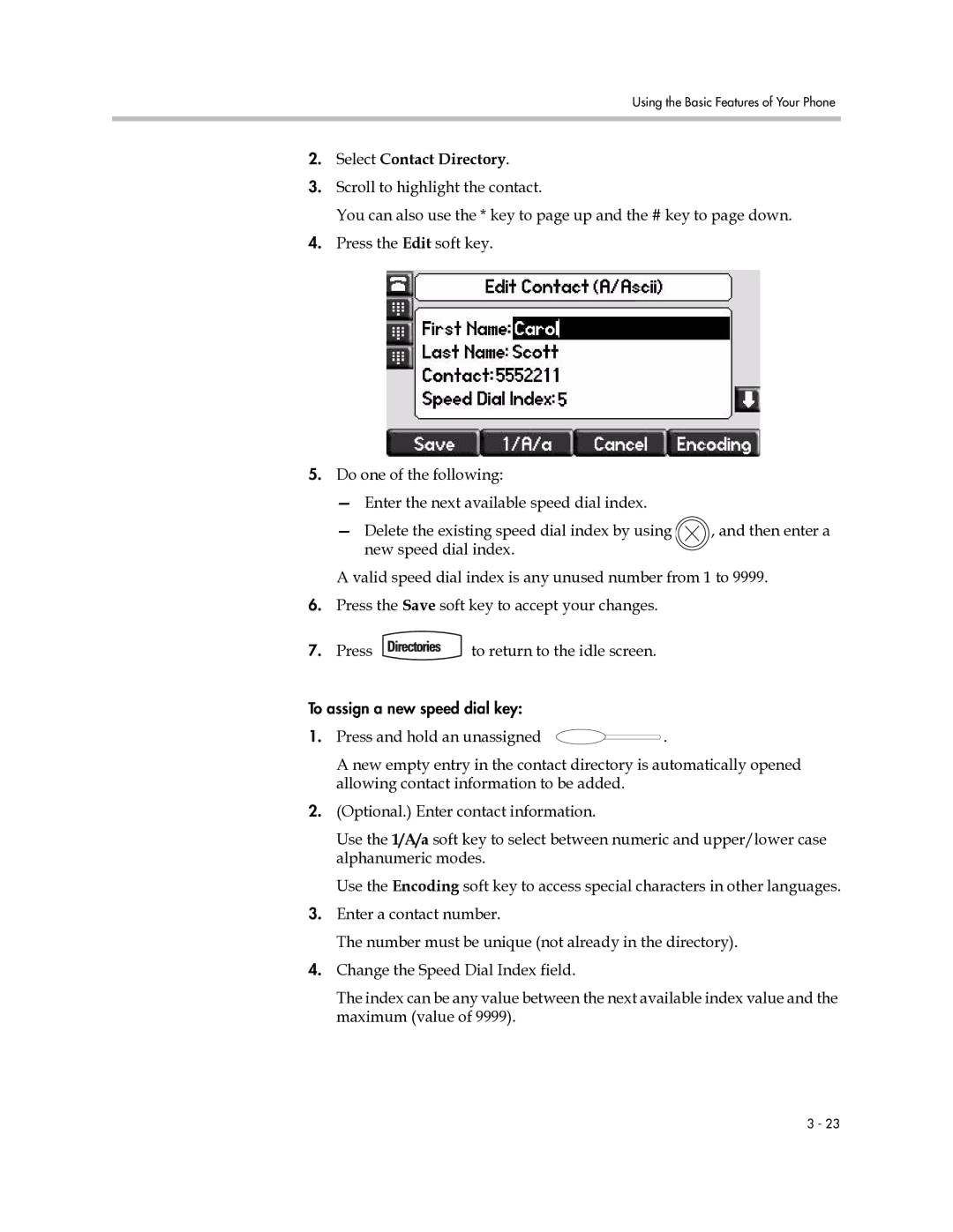 Polycom IP 670 manual To assign a new speed dial key 