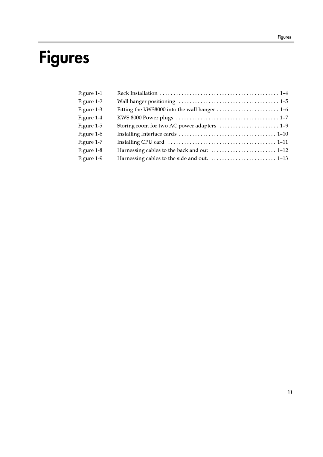 Polycom KWS8000 manual Figures 