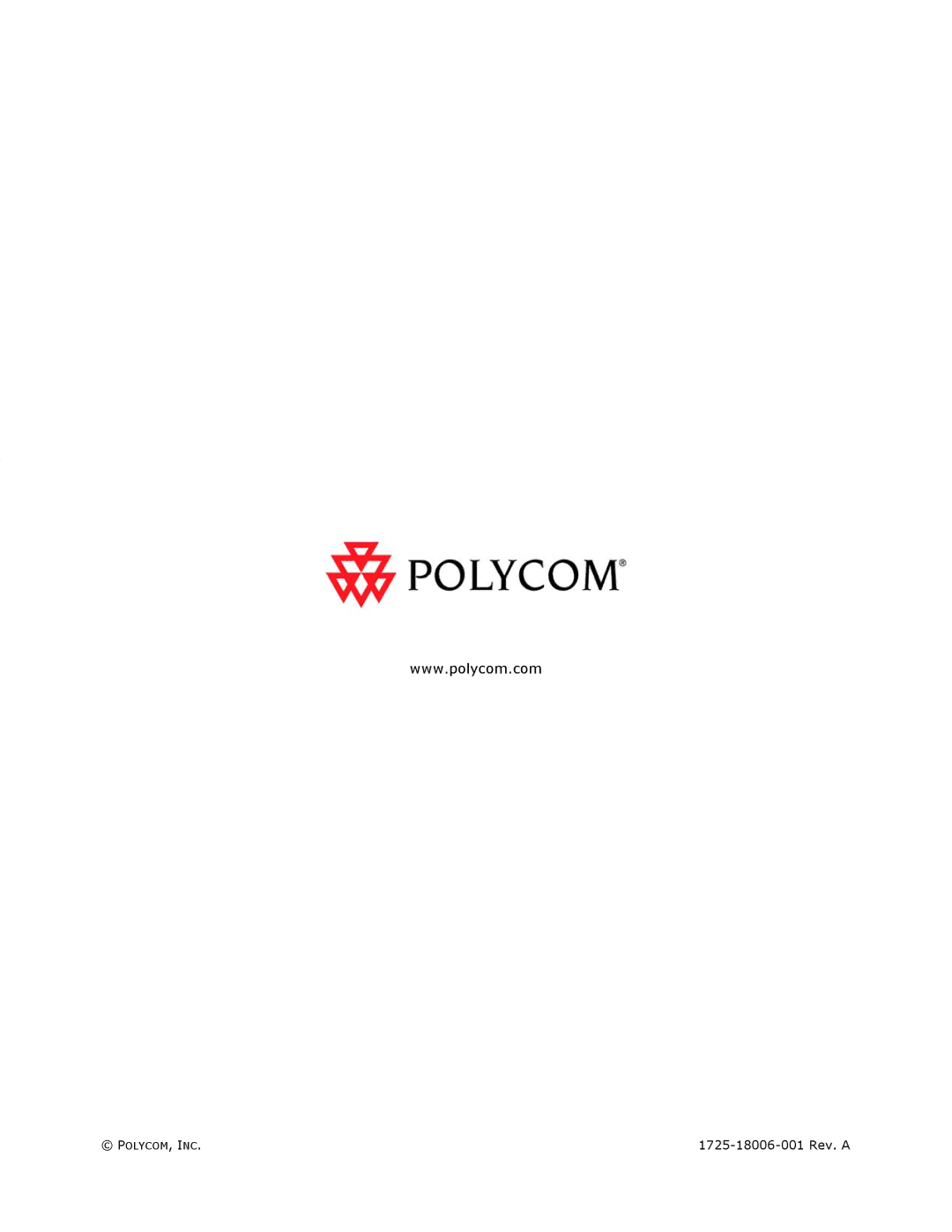 Polycom LX100 manual 1725-18006-001 Rev. a 