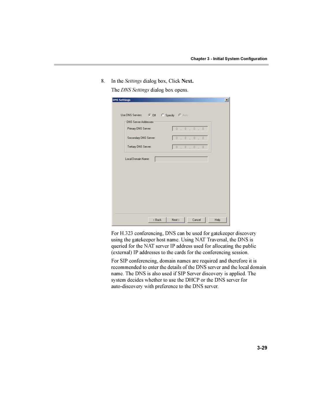 Polycom MGC-100, MGC-50 manual Initial System Configuration 