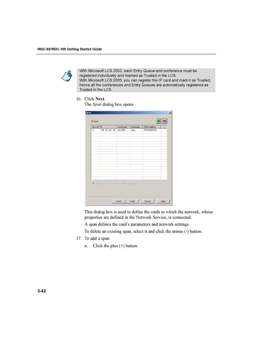 Polycom manual MGC-50/MGC-100 Getting Started Guide 