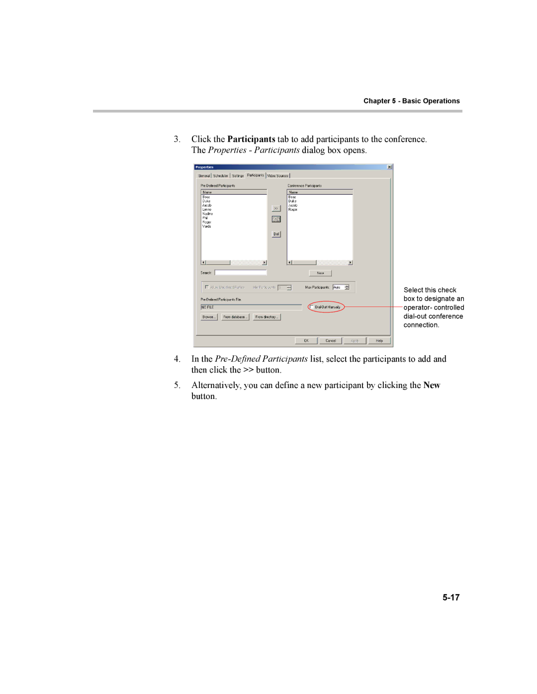 Polycom MGC-100, MGC-50 manual Basic Operations 