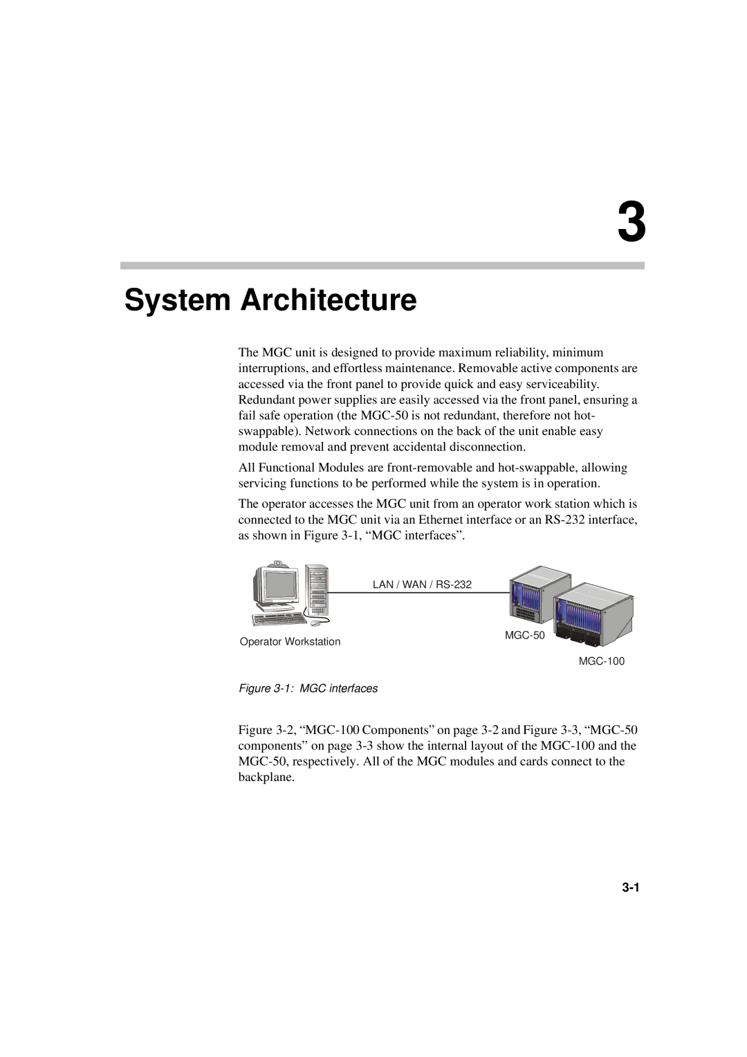 Polycom MGC-50/MGC-100 installation manual System Architecture 