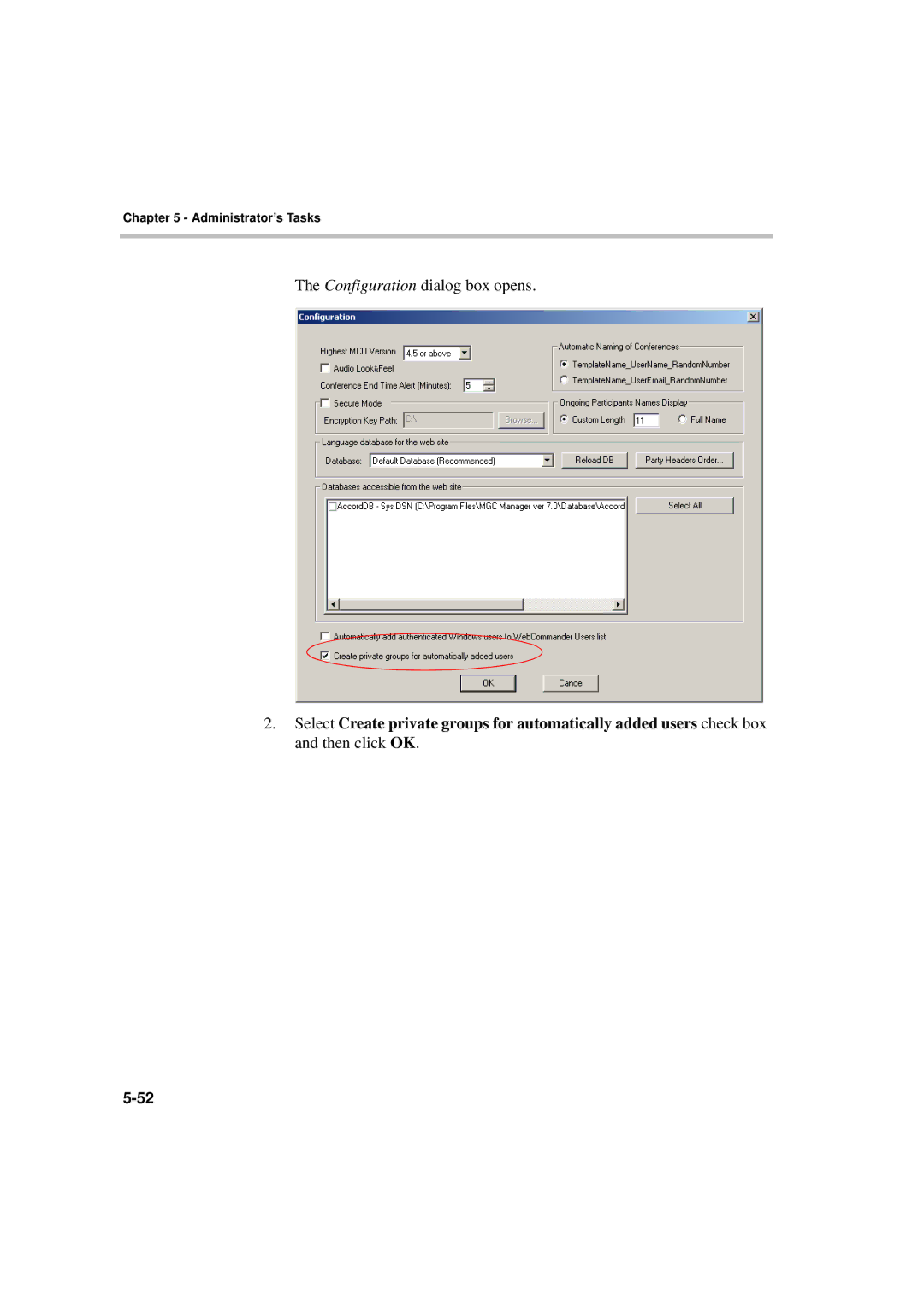 Polycom MGC WebCommander Version 9.0 manual Administrator’s Tasks 