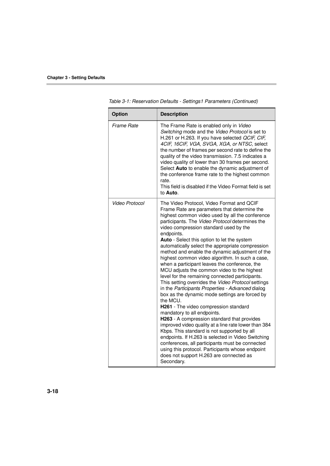 Polycom MGC WebCommander Version 9.0 manual Quality of the video transmission .5 indicates a 