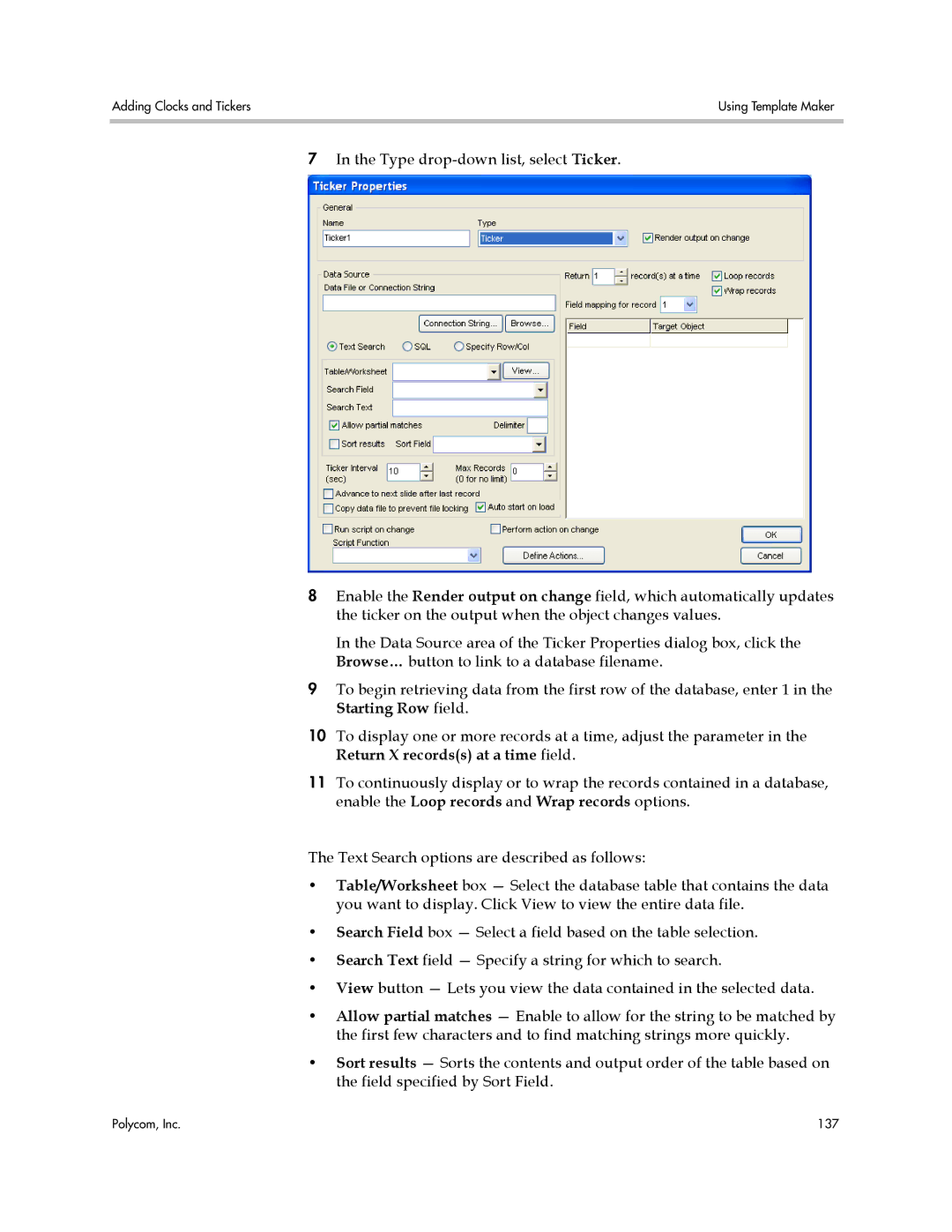 Polycom PDS 2000 manual Polycom, Inc 137 