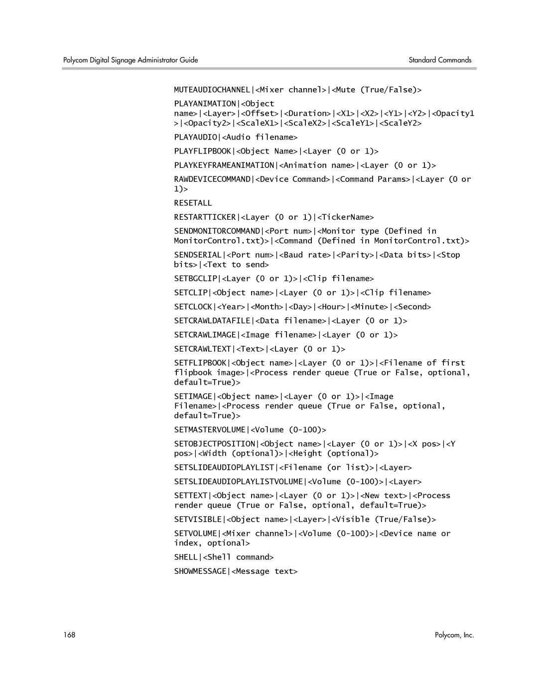 Polycom PDS 2000 manual Resetall 