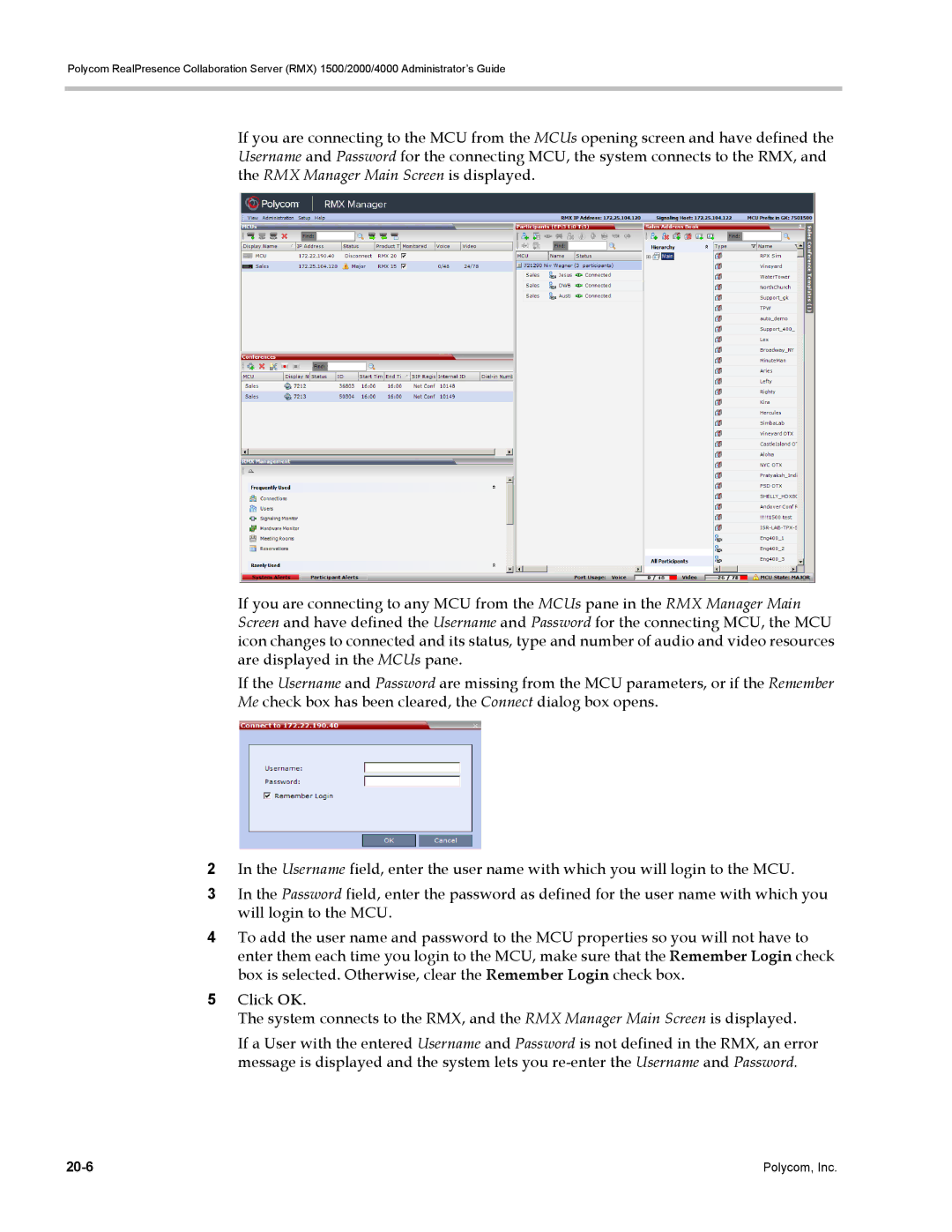 Polycom RMX 1500, DOC2702A manual Polycom, Inc 