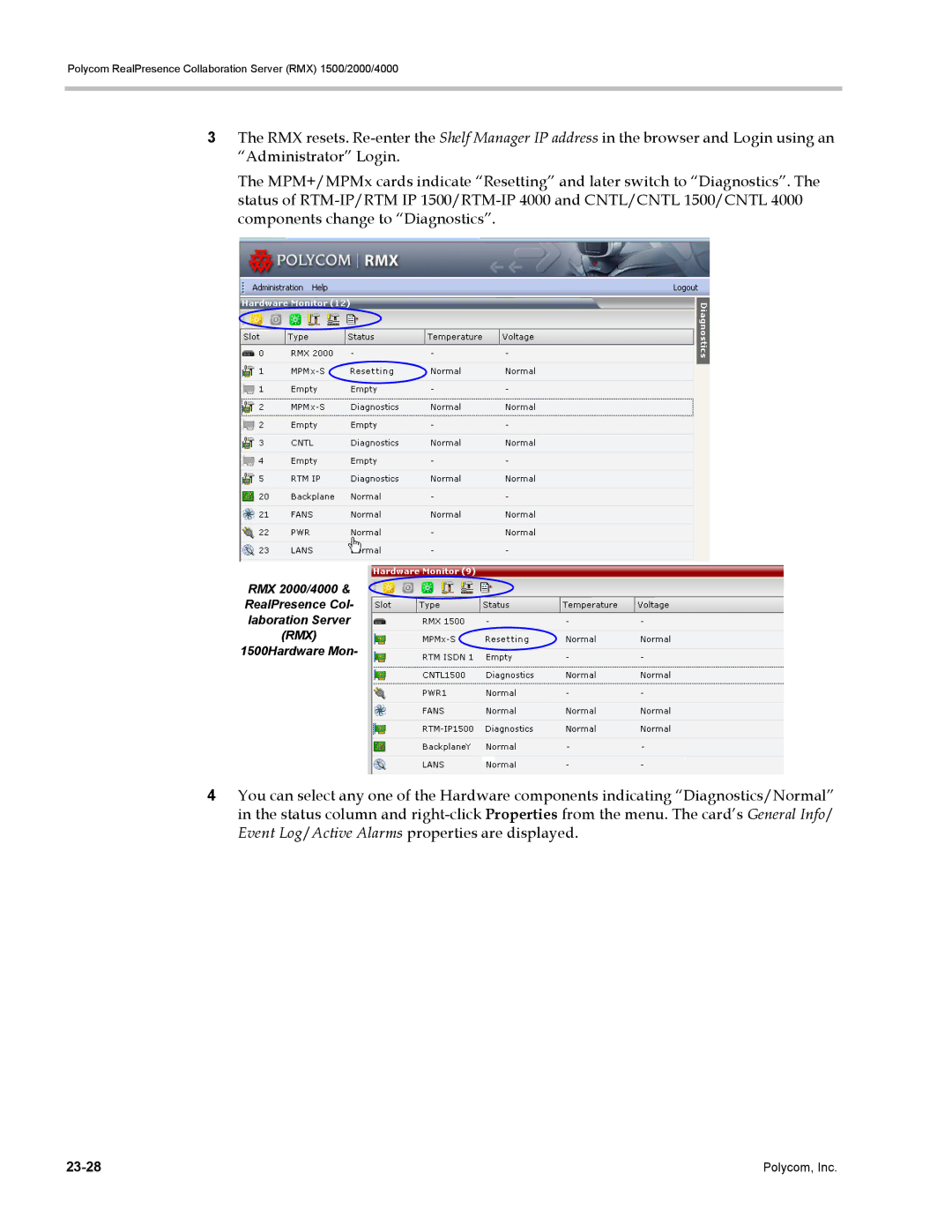 Polycom RMX 1500, DOC2702A manual Polycom, Inc 